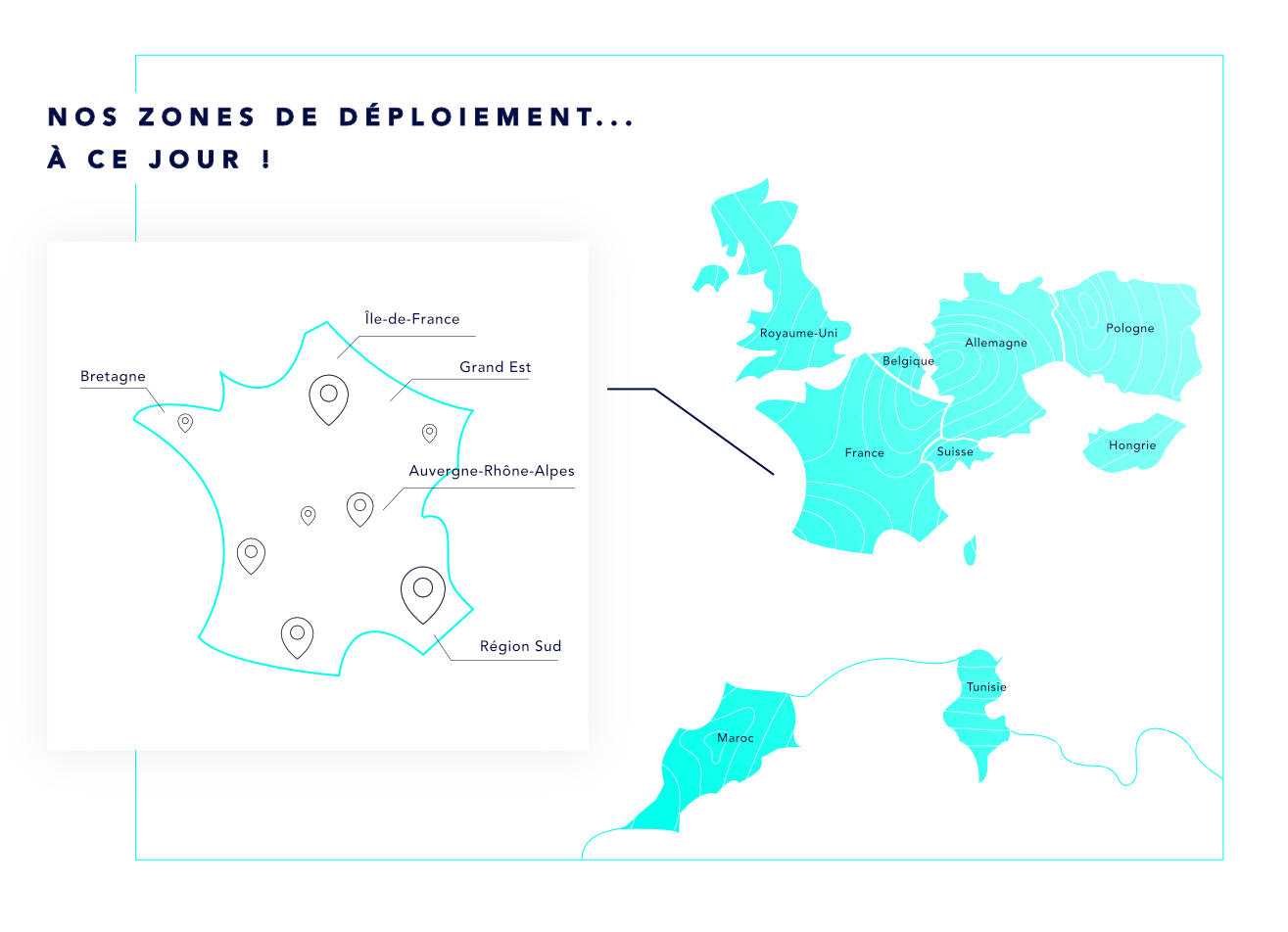 Carte de nos interventions